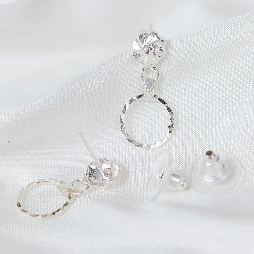 Yucca Silver Earrings - Jewelry - View 3