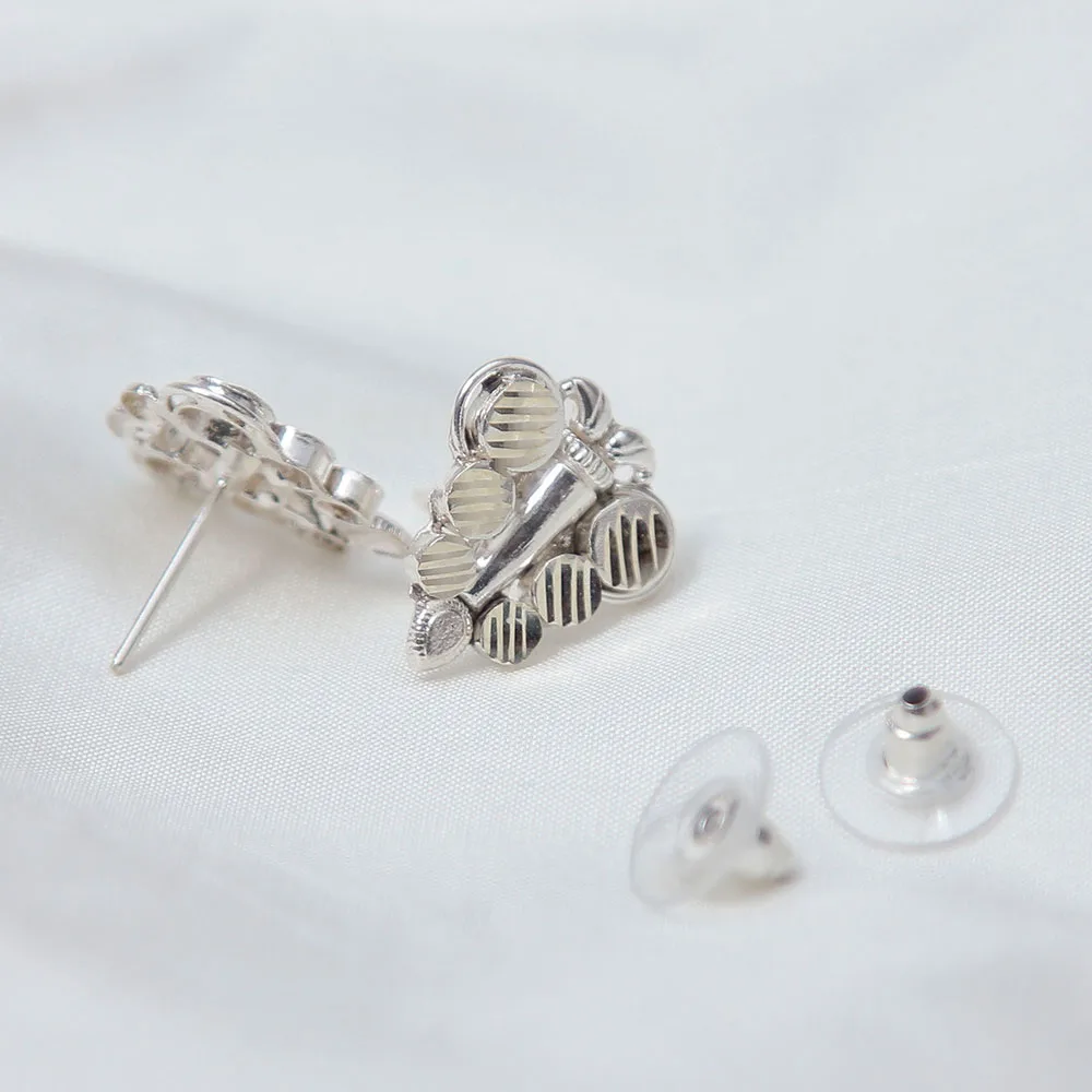 Acacia Silver Earrings - Jewelry - View 2