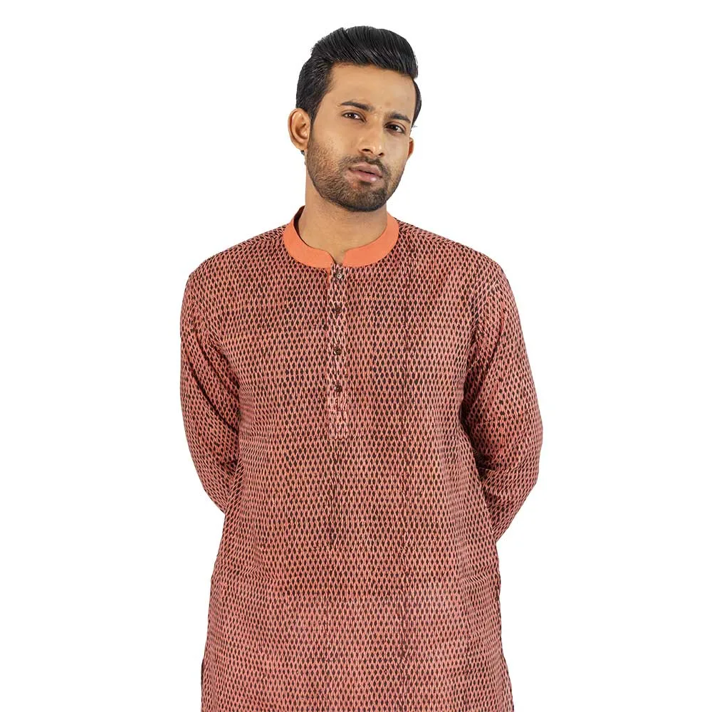 Cuprite cotton panjabi - Men - View 2