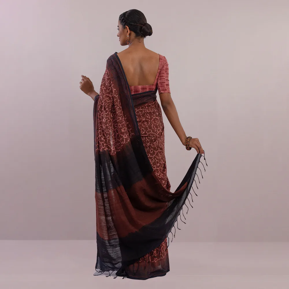 Piemontite Saree - Women - View 4