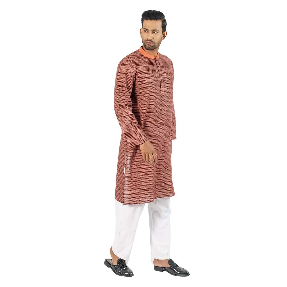 Cuprite cotton panjabi - Men - View 4