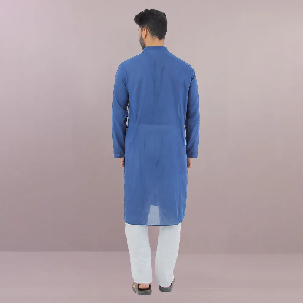 Ebony cotton panjabi - Men - View 4