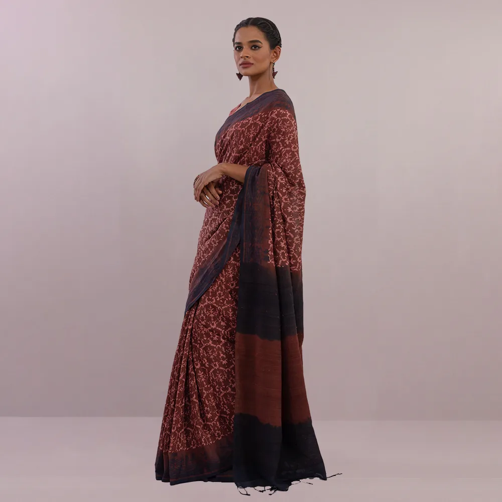 Piemontite Saree - Women - View 3