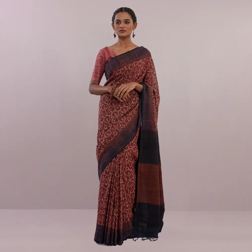 Piemontite Saree - Women - View 1