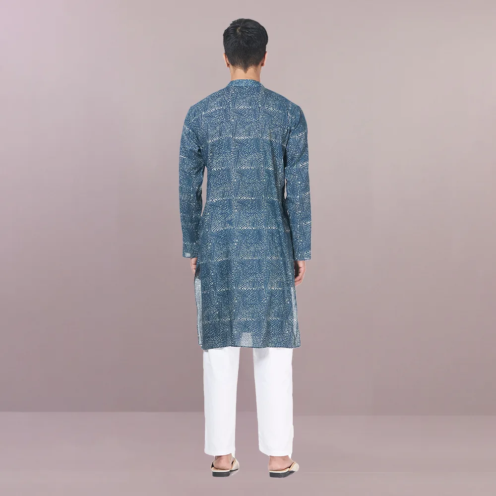Athos cotton Panjabi - Men - View 3
