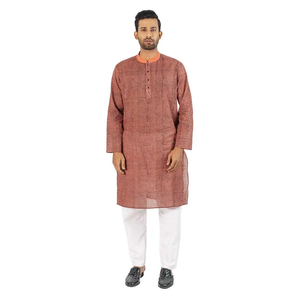 Cuprite cotton panjabi - Men - View 1