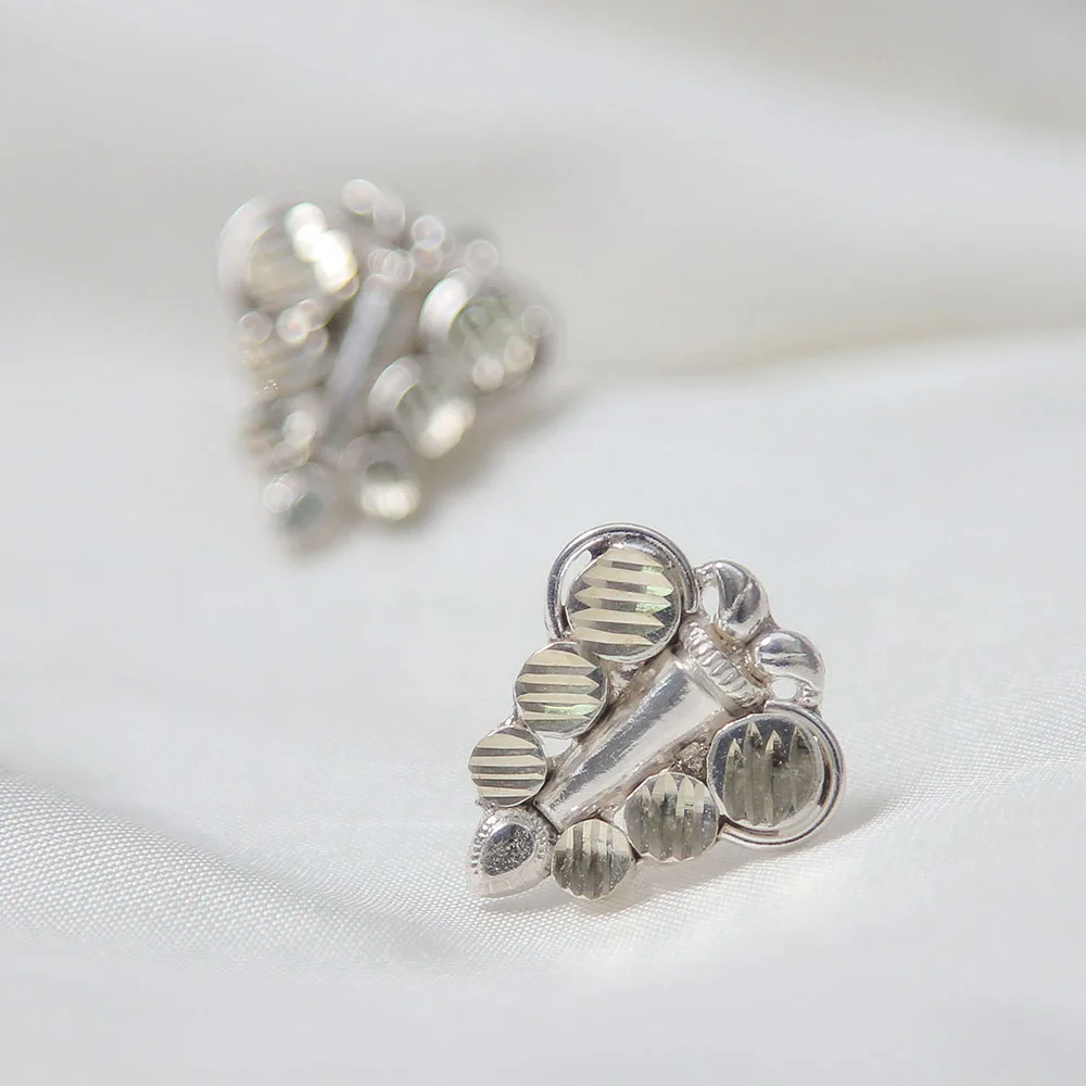 Acacia Silver Earrings - Jewelry - View 3