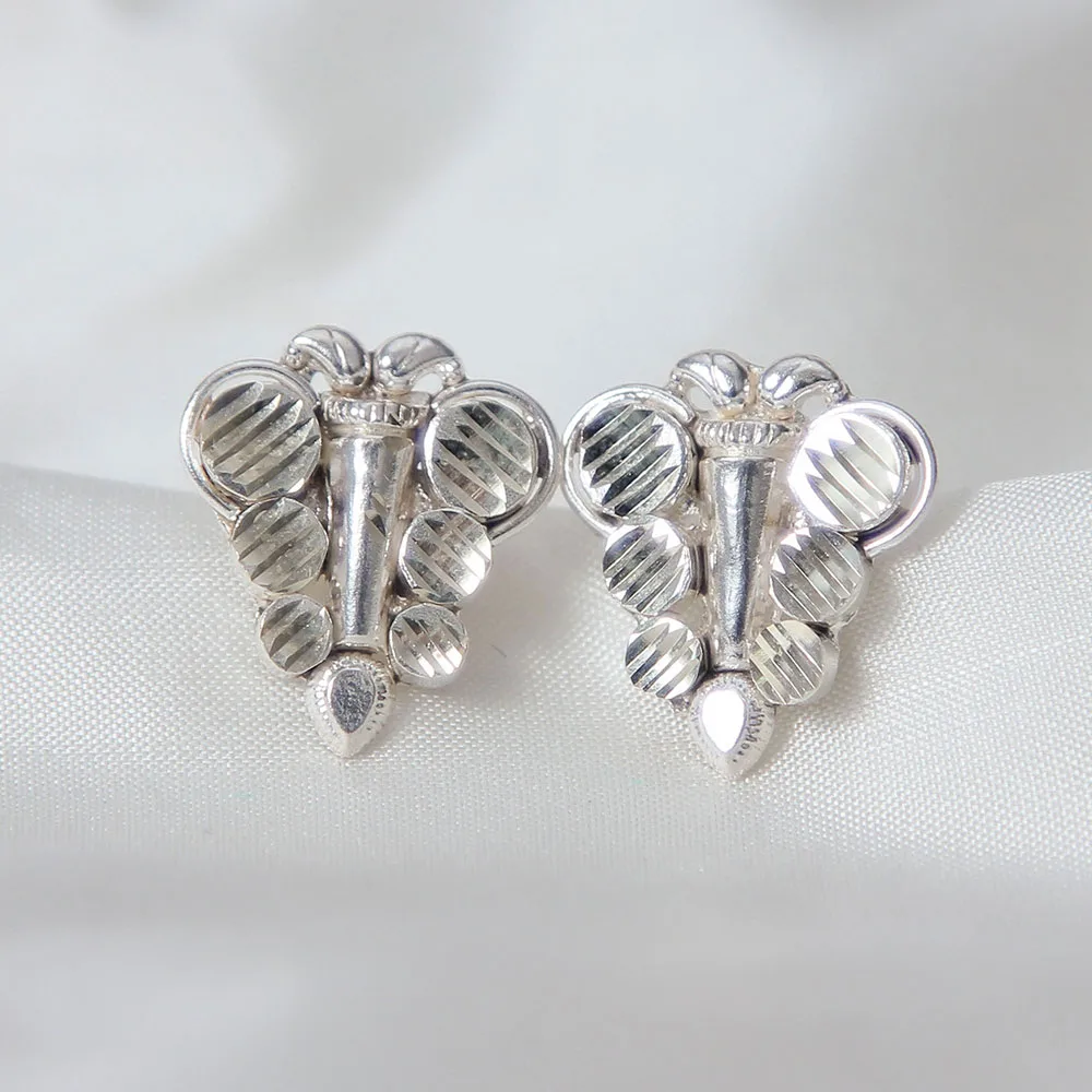 Acacia Silver Earrings - Jewelry - View 1