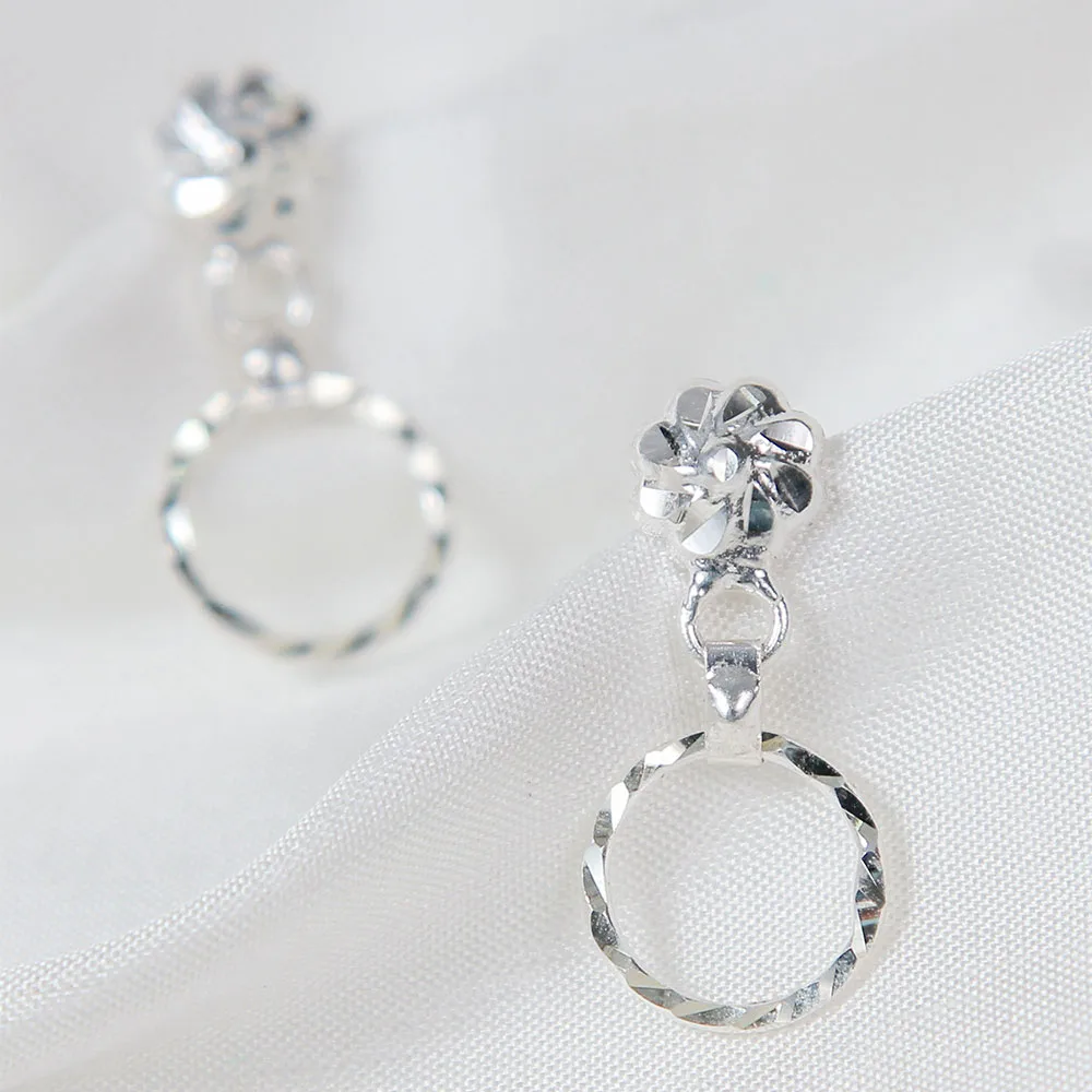 Yucca Silver Earrings - Jewelry - View 2